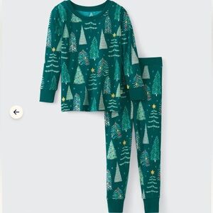 Little Sleepies Christmas Tree Pajamas Size 12-18 months